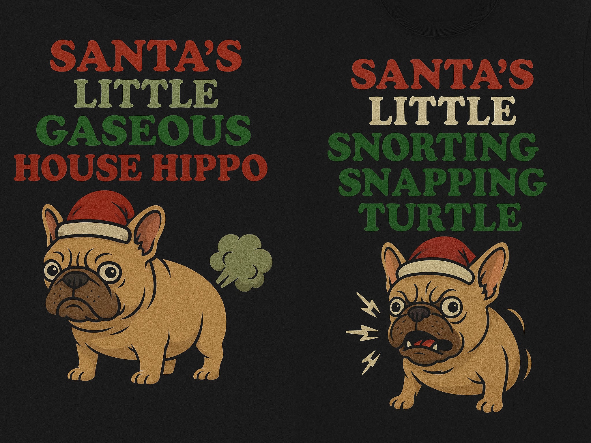 Santa’s Little Monsters Holiday Gas & Chaos Frenchie Bundle