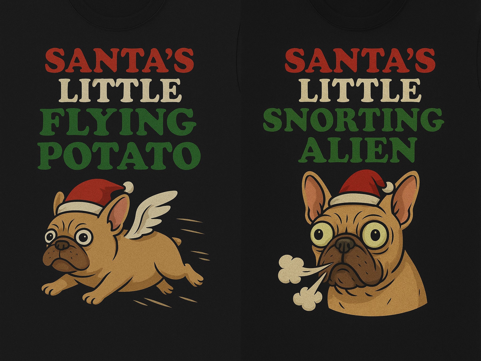 Santa’s Little Monsters Galactic Gas Machine Frenchie Bundle