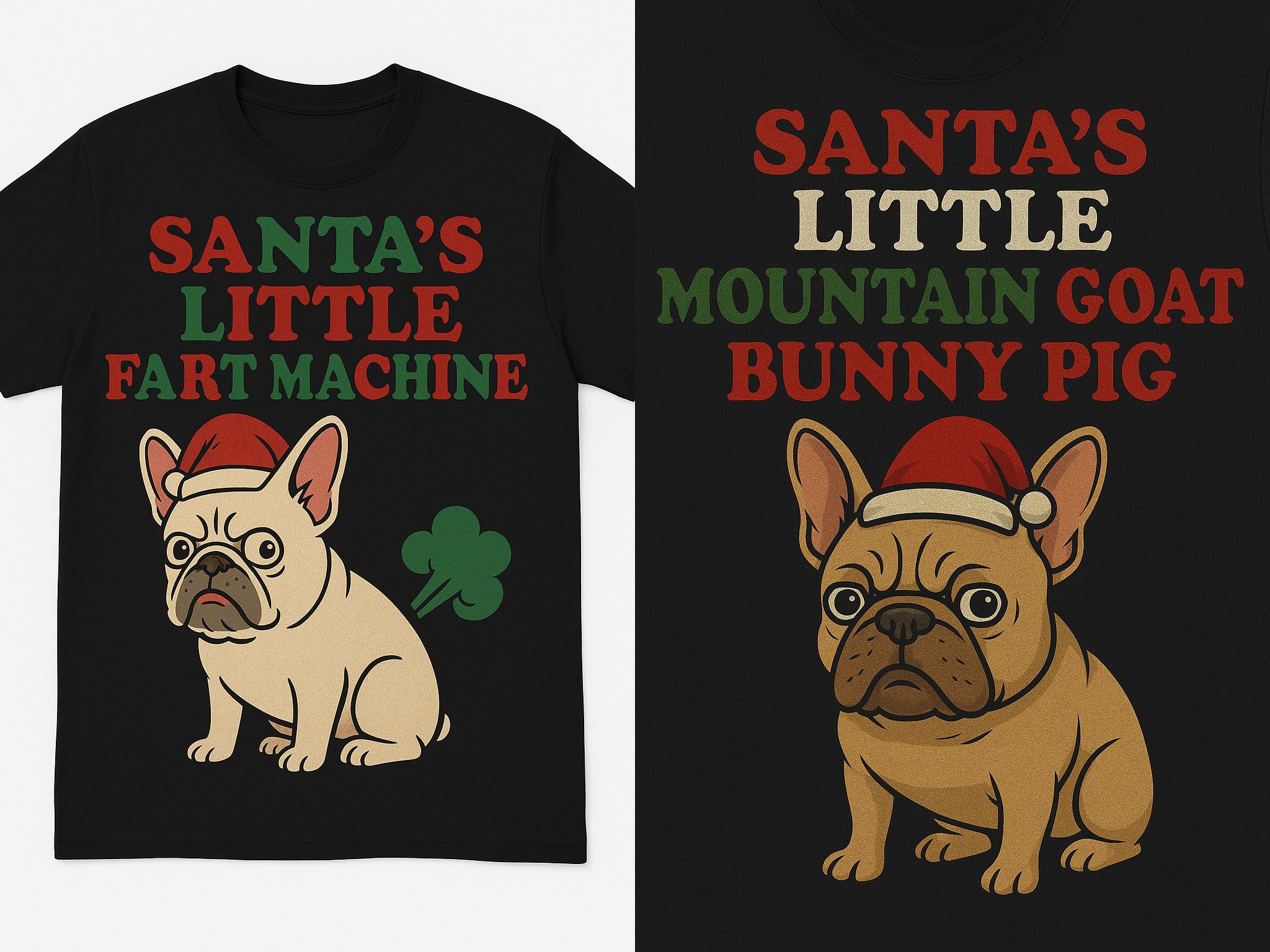Santa’s Little Monsters Zoomie & Tootie Duo Frenchie Bundle